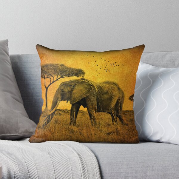 Elephant throw sale pillow walmart