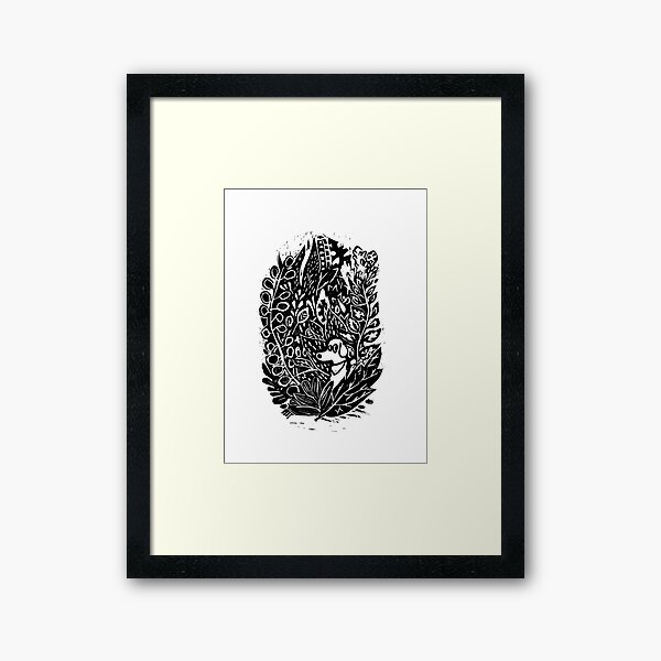 Hide and seek Framed Art Print