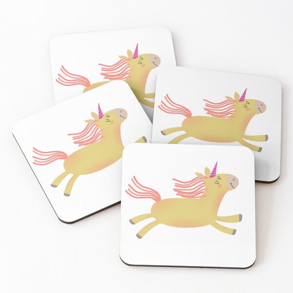 Item preview, Pastel yellow unicorn designed and sold by MadaFaCose.