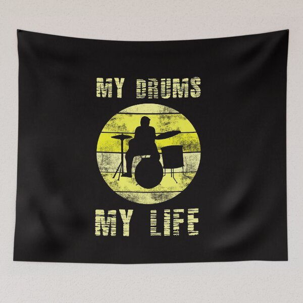 Item preview, Drums retro vintage drummer designed and sold by Imutobi.