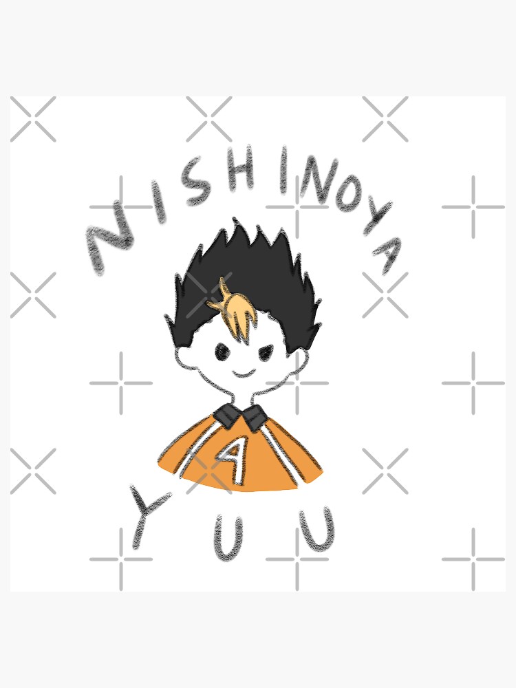 Haikyuu Nishinoya Yuu Chibi Sticker For Sale By Suzuurn Redbubble