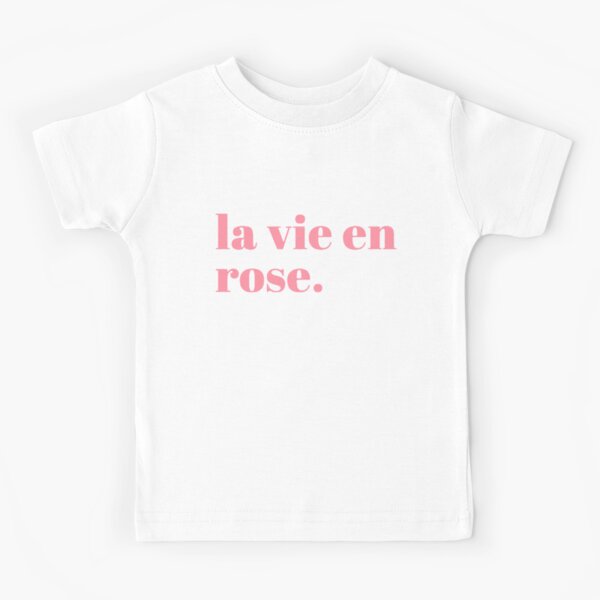 Nude Pink La Vie En Rose Kids T Shirt By Ortus Pieces Redbubble