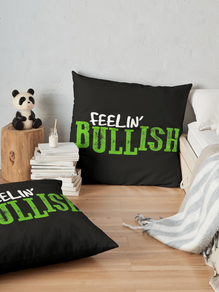 Alternate view of Feelin' BULLISH! Floor Pillow
