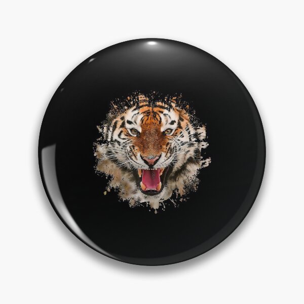 Item preview, Tiger Face (Painterly) T-Shirt for Animal Lovers designed and sold by EveElliott.
