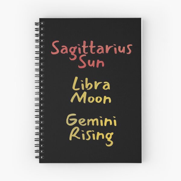 Item preview, Sagittarius Sun Libra Moon Gemini Rising Text designed and sold by leomooncreates.