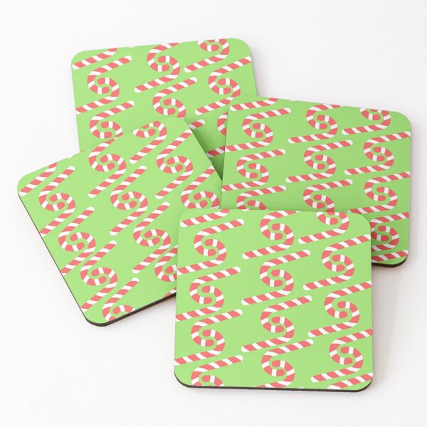 Item preview, Christmas holidays candy cane pattern red and green designed and sold by MynameisRafe.