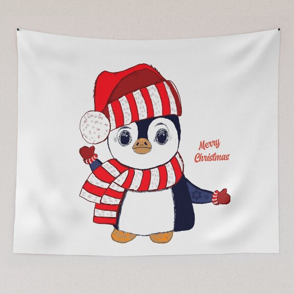 Item preview, Christmas penguin, winter holiday, Christmas baby designed and sold by Nesterova.