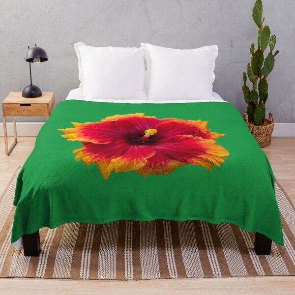 Item preview, Orange red Hibiscus rosa-sinensis  designed and sold by Martin Leber.