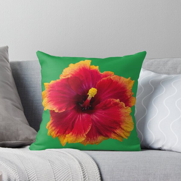 Item preview, Orange red Hibiscus rosa-sinensis  designed and sold by Martin Leber.