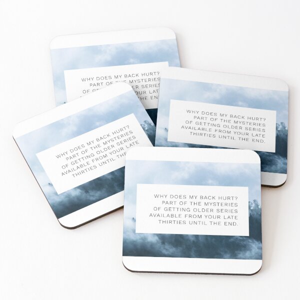 Item preview, Why does my back hurt? Part of the mysteries of getting older series available from your late thirties until the end. designed and sold by SerenityPax.