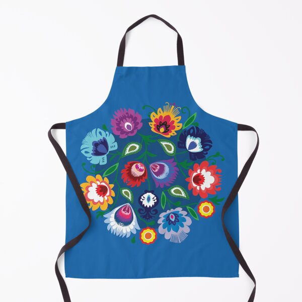 Item preview, Folk Pattern on classic blue designed and sold by FK-UK.
