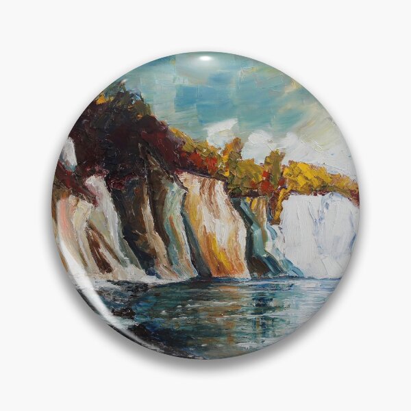 Item preview, Chalk Cliffs On The Island Ruegen In Fall designed and sold by Barbara Pommerenke.