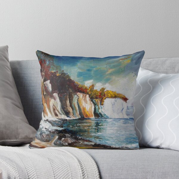 Item preview, Chalk Cliffs On The Island Ruegen In Fall designed and sold by Barbara Pommerenke.