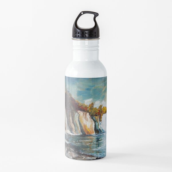 Chalk Cliffs On The Island Ruegen In Fall Water Bottle