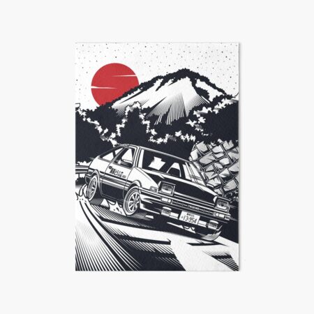 Artikel-Vorschau von Erster D Takumi Fujiwara Hachiroku Downhill Attack! AE86 Trueno [Monochrome Edition], designt und verkauft von WorldwideCars.