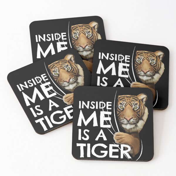 Artikelvorschau, Tiger Inside Me Kleidung Lustige Kinder Geschenk Tiger T-Shirt entworfen und verkauft von EveElliott.