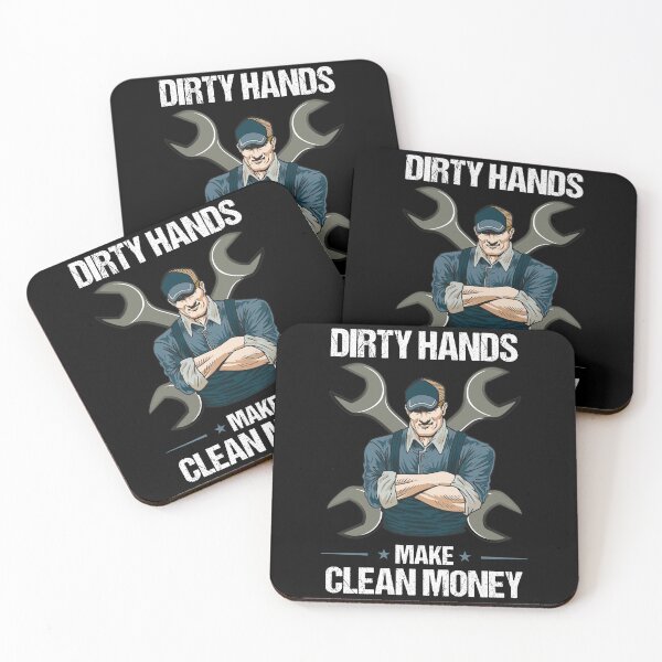 Item preview, Dirty Hands Make Clean Money | Diesel Mechanic Gift Idea designed and sold by MGO-Design.