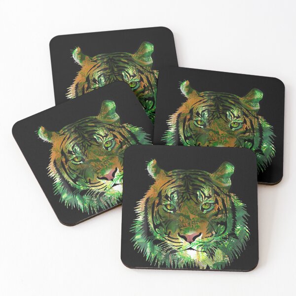 Item preview, Tiger Jungle Cat T-shirt designed and sold by EveElliott.