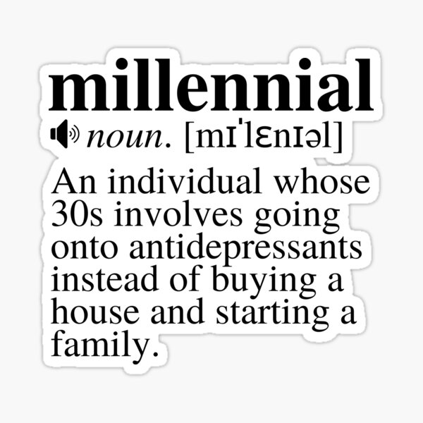 Milenials Gifts & Merchandise for Sale
