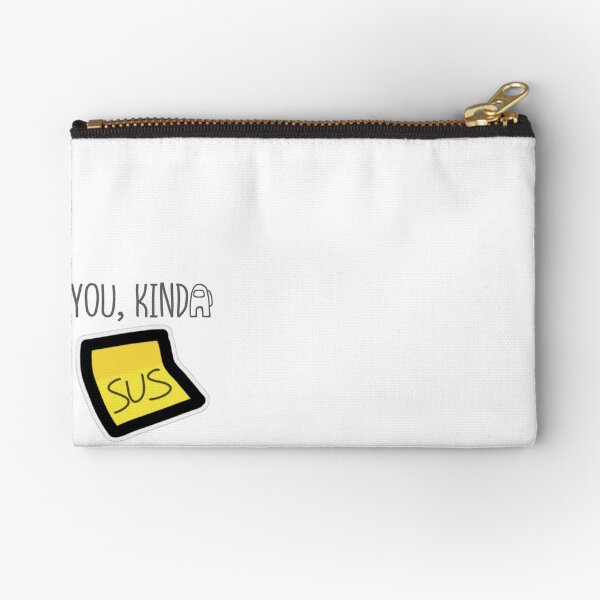 Among Us Kinda Sus Zipper Pouch