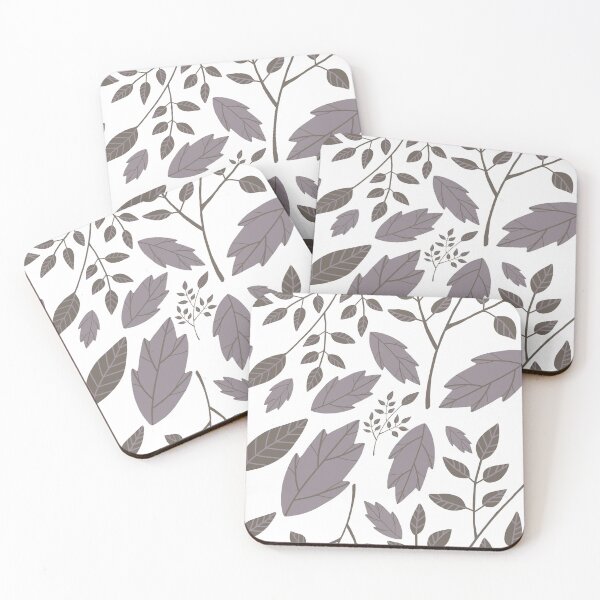 Item preview, Grey Aesthetic leaves designed and sold by MadaFaCose.