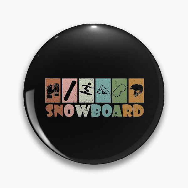 Item preview, Vintage Retro Snowboarding Gift Snow Lover designed and sold by Tom2468.