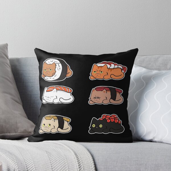 Item preview, Sushi Cats Shirt Sushi Cat Rolls Funny Japanese Food Essential Kawaii designed and sold by Sioox.