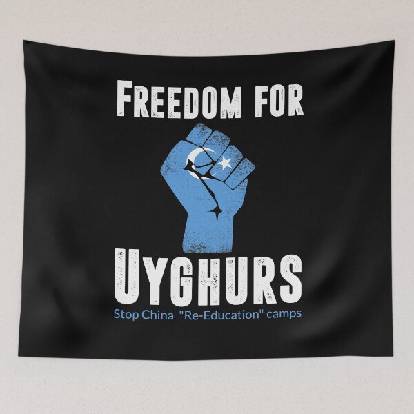 Item preview,   free uyghur / freedom for uyghurs designed and sold by hadlamcom.