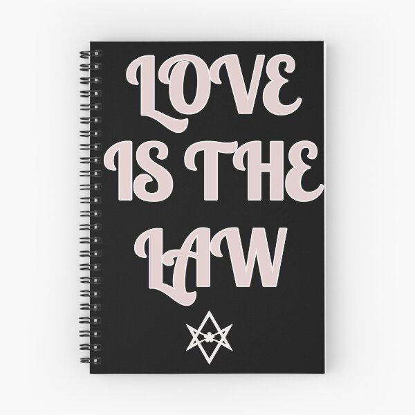 Item preview, Love is the Law Thelema Unicursal Hexagram Crowley designed and sold by h44k0n.
