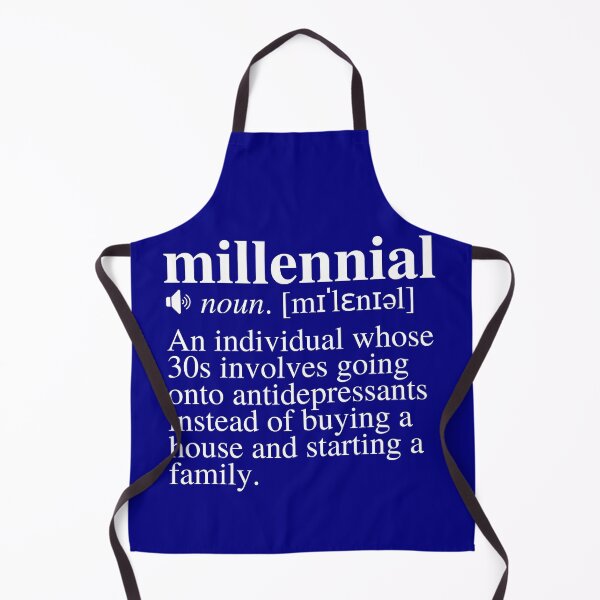 Item preview, Millennial Definition #2 - The 30s Depression (Navy/Blue Background) designed and sold by mind-illusions.