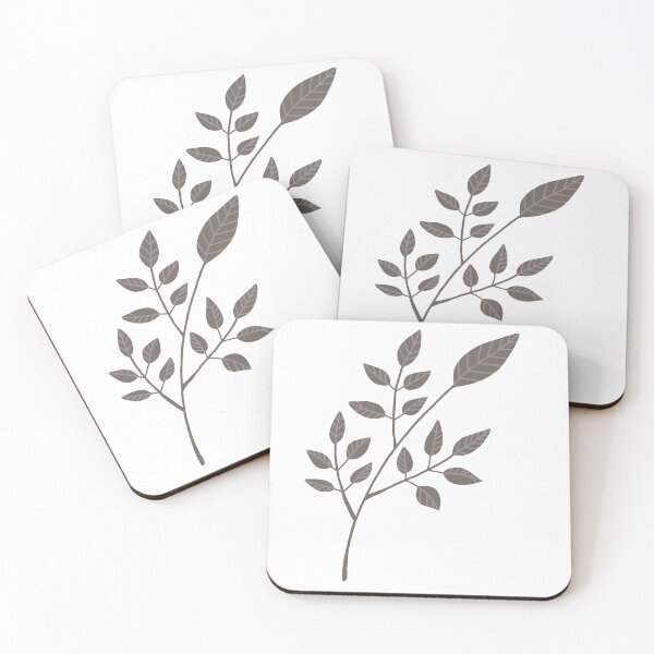 Item preview, Grey Aesthetic leaf designed and sold by MadaFaCose.