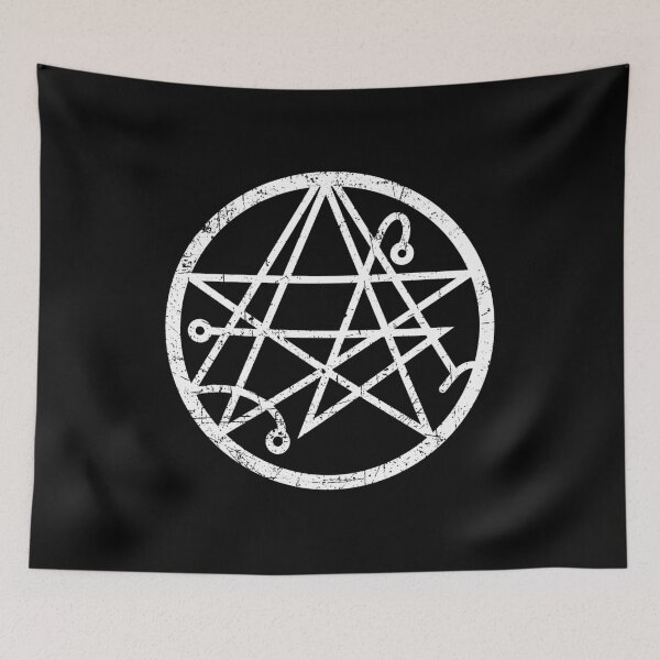 Item preview, Necronomicon Sigil of the Gateway Satanism Grimoire Occult designed and sold by h44k0n.