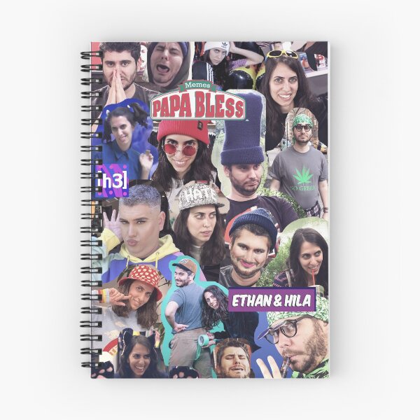 Item preview, H3H3 Productions Ethan & Hila Collage Papa Bless Fupa Cough Meme Edit designed and sold by goon-squad.