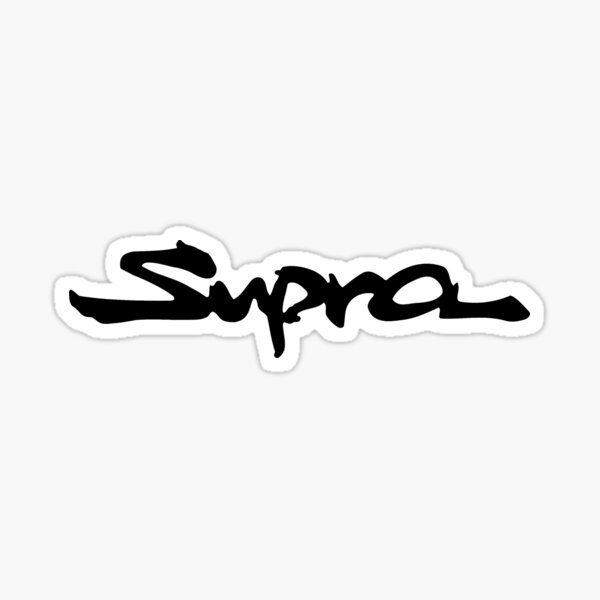 Logo Toyota Supra Sticker