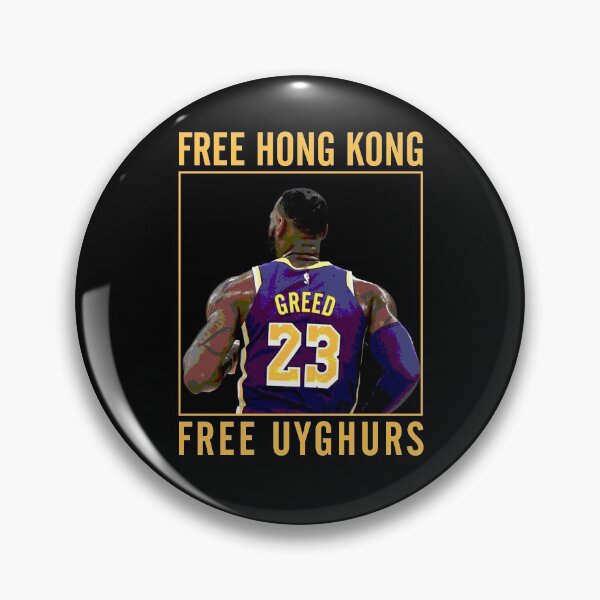 Item preview, Free Hong Kong Free Uyghurs Boycott LeBron designed and sold by SixforSix.