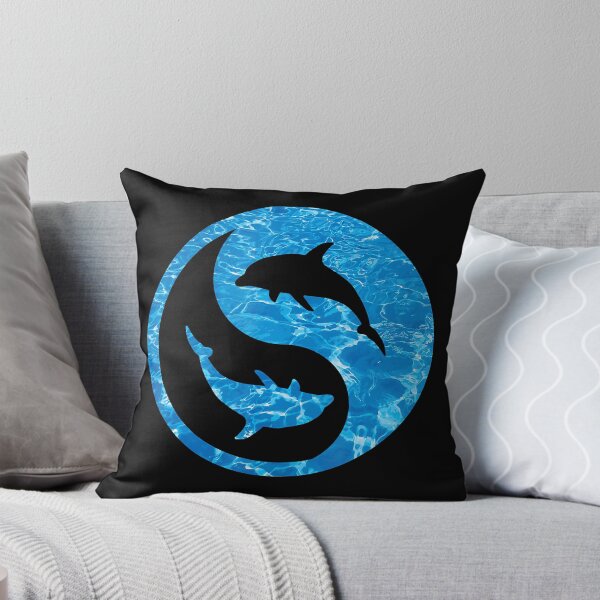 Item preview, Yin Yang Sign Dolphin Spirit T-shirt, Zen Ocean, Zany Brainy designed and sold by EveElliott.