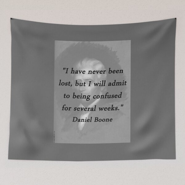 Item preview, Never Been Lost - Daniel Boone designed and sold by CrankyOldDude.