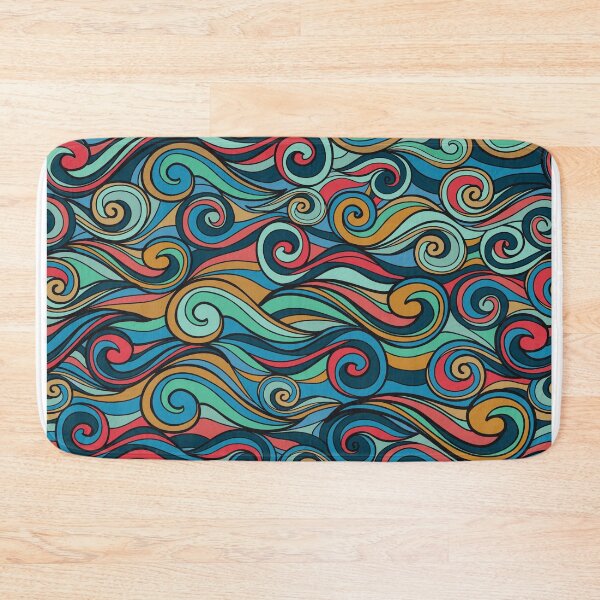 Item preview, Colorful Swirly Waves designed and sold by Gezzoto's Brewery.