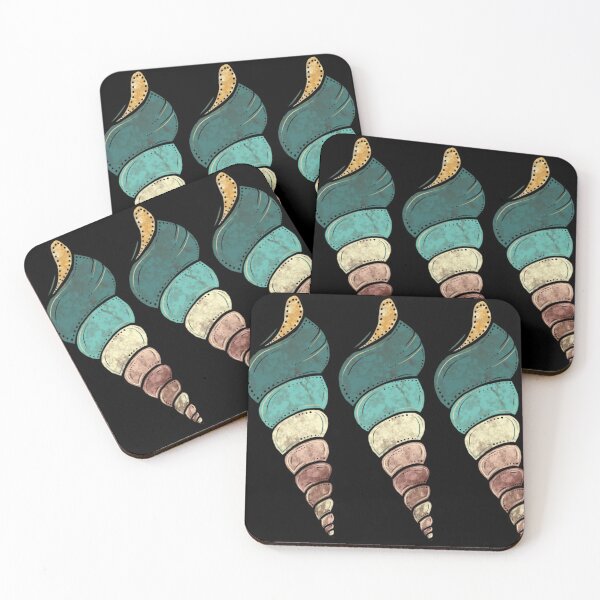 Item preview, Ocean and Sea shells banded tulip designed and sold by Maitri-Sanghvi1.