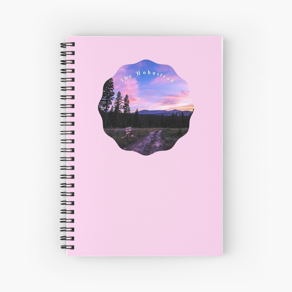 The Hohnstead View during sunset Spiral Notebook