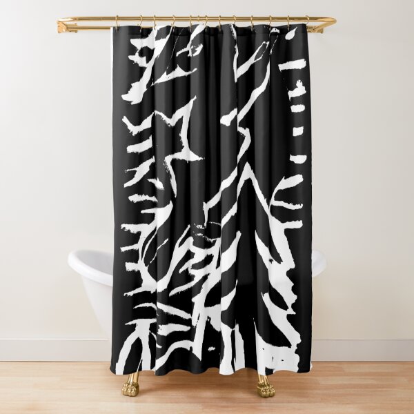 Witch with cat Shower Curtain