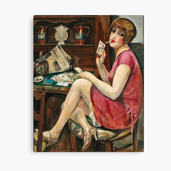 Item preview, Solitaire - Gerda Wegener designed and sold by brushandframes.