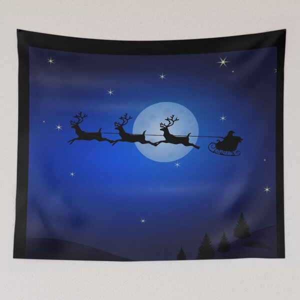 Item preview, Santa and the moon  designed and sold by Md1982.