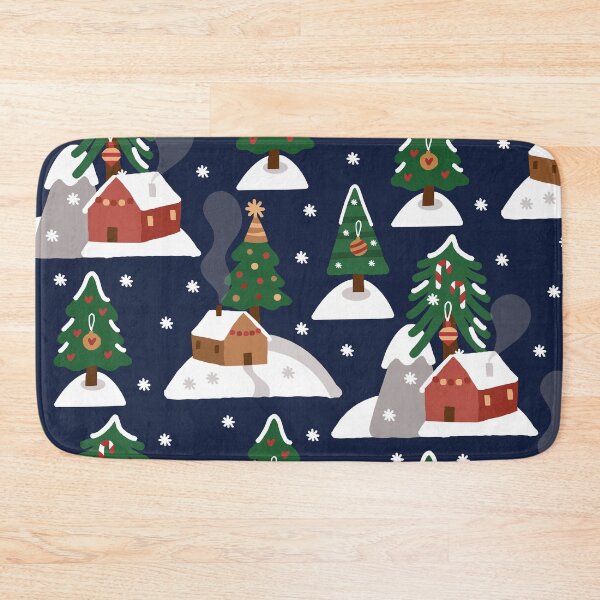 Item preview, Snowy Night- Christmas Pattern designed and sold by HeraAndKosmos.