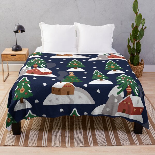 Item preview, Snowy Night- Christmas Pattern designed and sold by HeraAndKosmos.