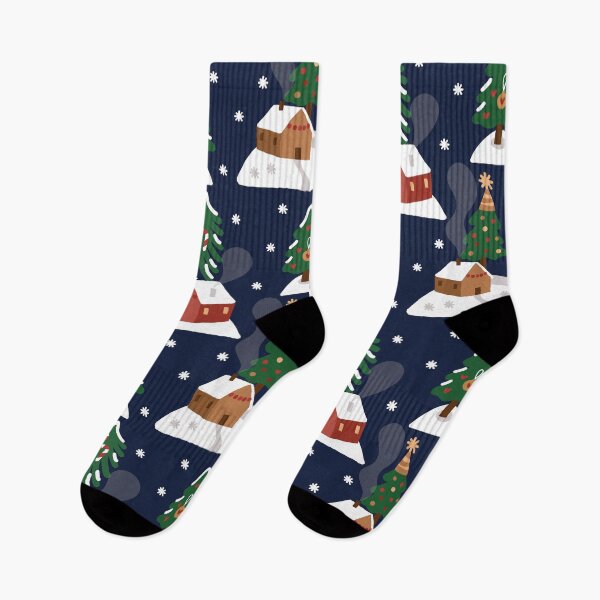 Item preview, Snowy Night- Christmas Pattern designed and sold by HeraAndKosmos.
