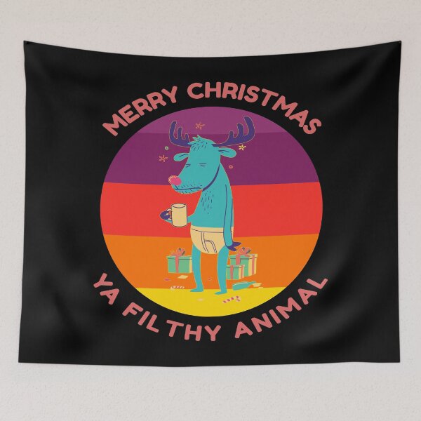 Item preview, Merry Christmas Ya Filthy Animal designed and sold by Coder-T.