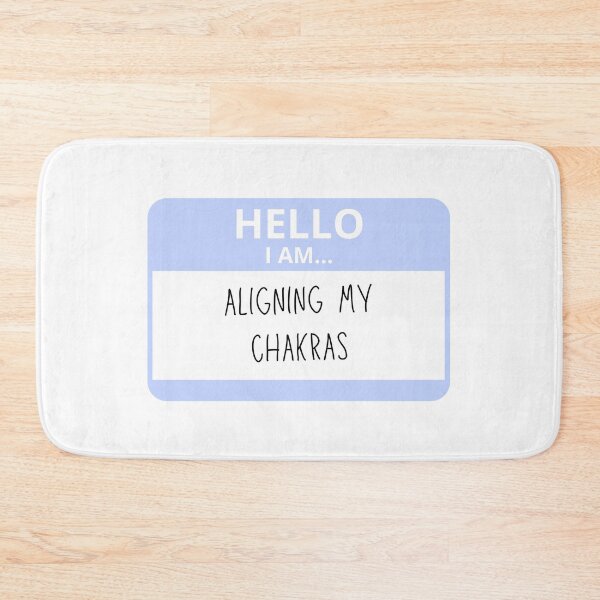 Item preview, Aligning My Chakras Name Tag designed and sold by alwayselle.