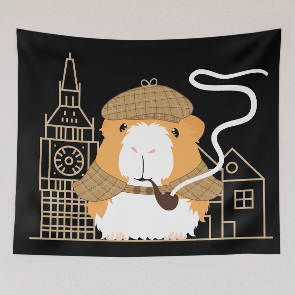 Item preview, Sherlock Holmes Guinea Pig designed and sold by Lulupainting.