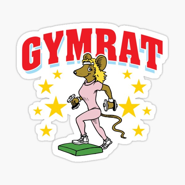 Gym Rats, Gymrats Sticker for Sale by Naked-Alien